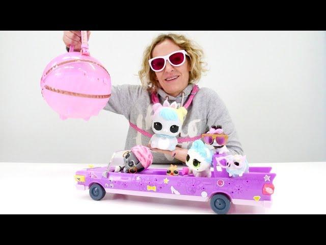 Nicole packt  L.O.L  Surprise aus. Die Biggie Pets. Spielzeugvideo für Kinder