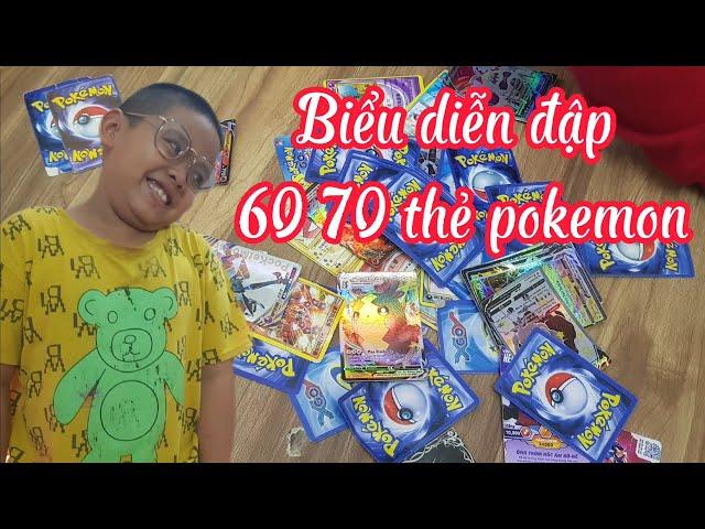 Siêu phẩm lớp 3 đập 60 70 thẻ pokemon siêu | subeo1986