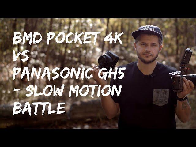 Blackmagic Pocket 4k 120 fps vs Panasonic GH5 120fps - Slowmotion battle