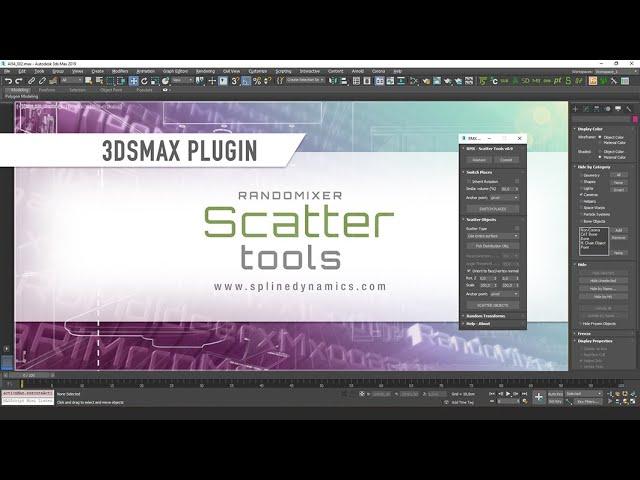 Scatter Tools for 3ds Max: Smart Object Distribution for Interior Design!