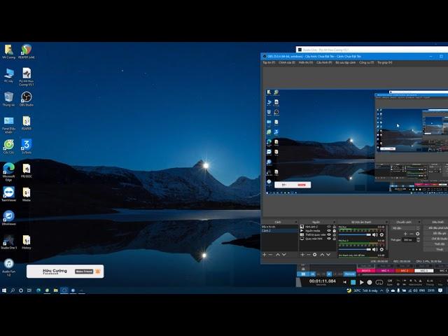 Hưỡng Dẫn Sử Dụng Phần Mềm OBS Studio Để Live Stream Trên Facebook