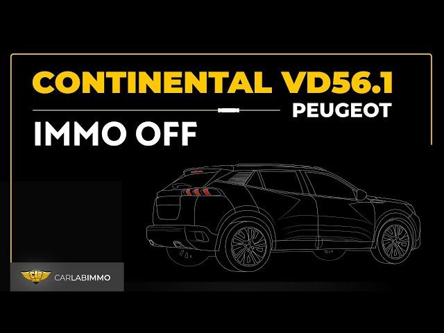 Continental VD56.1 (PSA Group) IMMO OFF | Julie™ Emulator | CarLabImmo