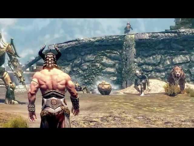 Skyrim Battles - All Creatures in Skyrim Free-for-All