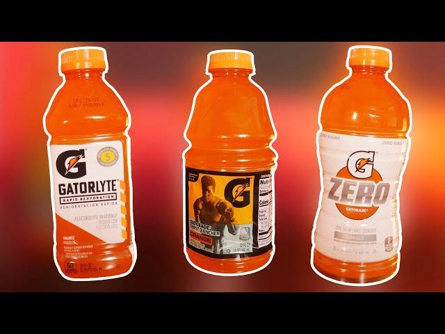 Gatorlyte vs. Gatorade vs. Gatorade Zero (Taste Test / Orange / Gatorlyte Rapid Rehydration Review)