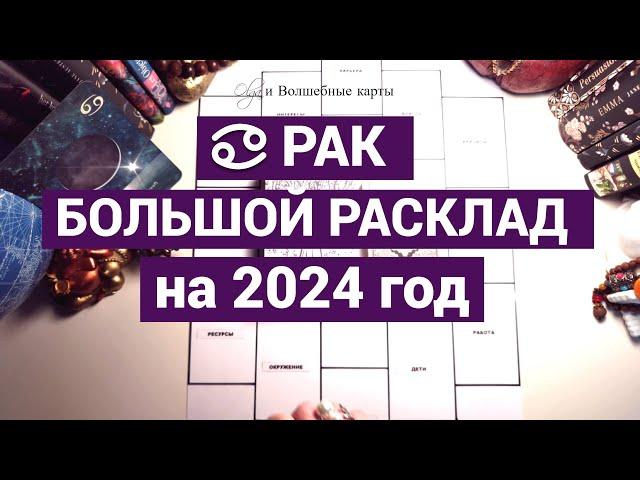 РАК - 2024 год - ПОЛНОЕ ОБНОВЛЕНИЕ ! Olga и Волшебные карты