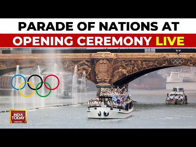 Paris Olympics 2024 Opening Ceremony Live: Parade Of Nations | Paris Olympics Big Highlights LIVE