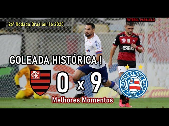 Flamengo 0x9 Bahia - 26º Rodada Brasileirão 2020 MELHORES MOMENTOS