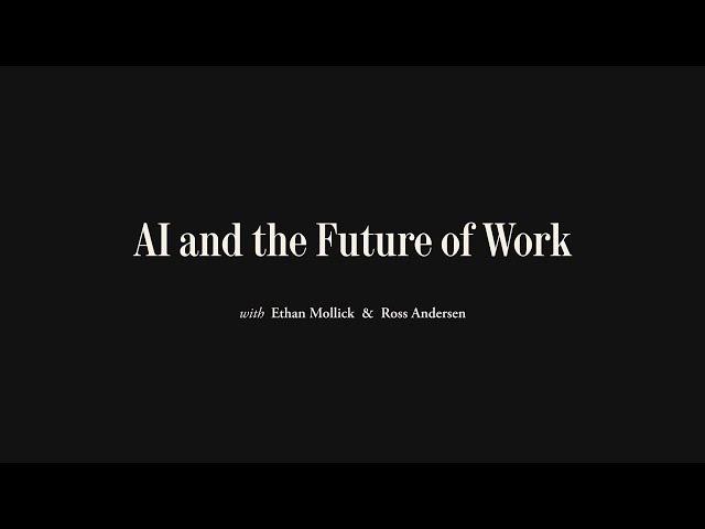 AI and the Future of Work | The Atlantic Festival 2024