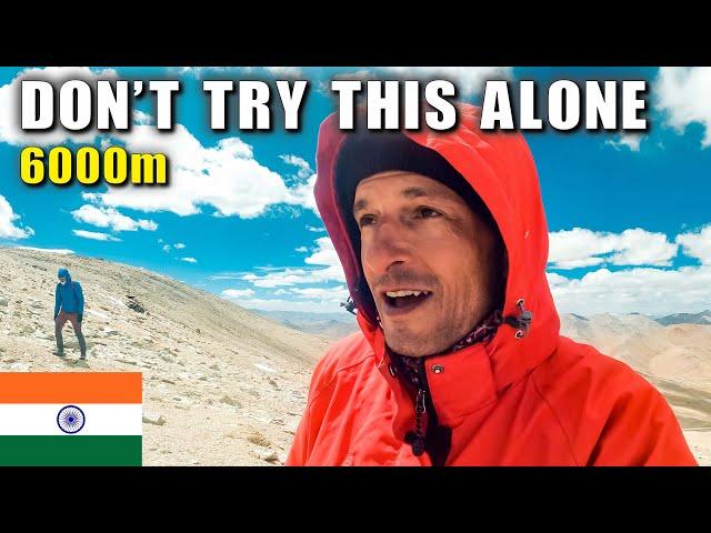 We're not climbers ! Trying to reach 6000m (19700ft) with NO EXPERIENCE  Foreigners in India E12