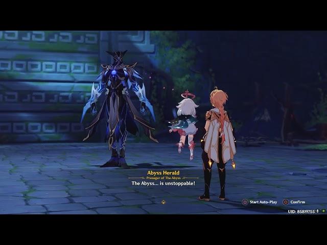 [Story] Meeting the Abyss Herald for the first time | Genshin Impact