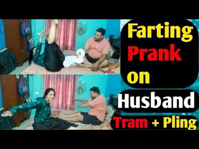 face farting prank husband/farting husband face/face sitting challenge husband-wife#sitting#facesitt