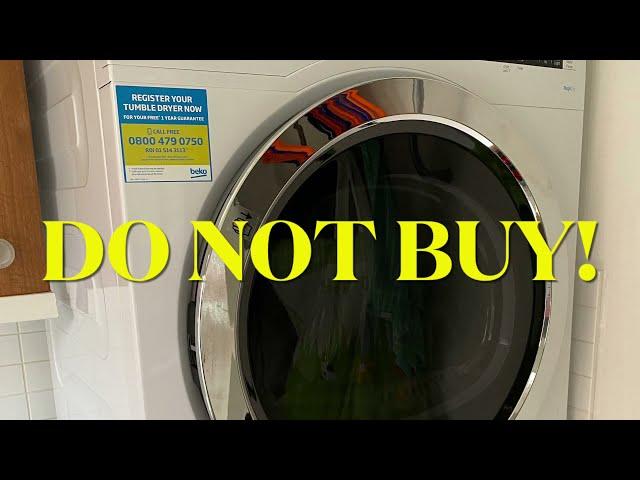Do Not Buy A Beko DPHX80460W Hybrid Heat Pump Condenser Tumble Dryer!