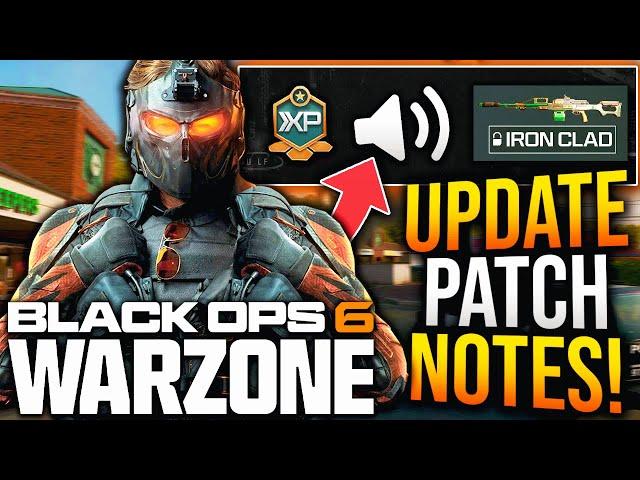 New BLACK OPS 6 UPDATE PATCH NOTES, Surprise WARZONE CHANGES, & More! (New Updates)