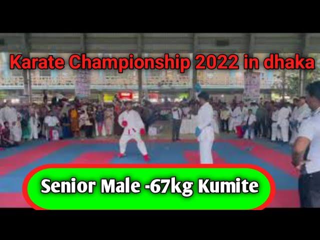 Senior Male -67kg Kumite | Karate Championship 2022 in Dhaka | Uzzal Karate Academy