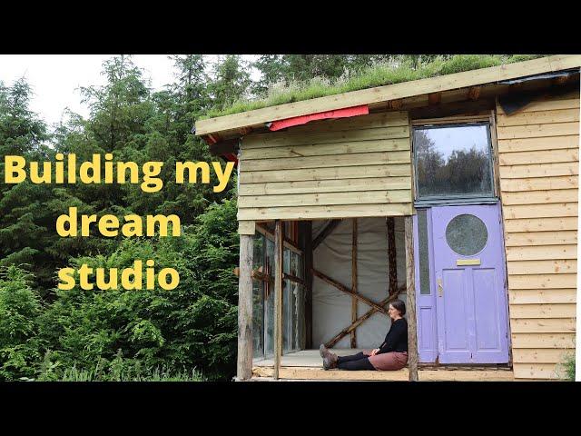 building my artist workshop/studio with green roof.