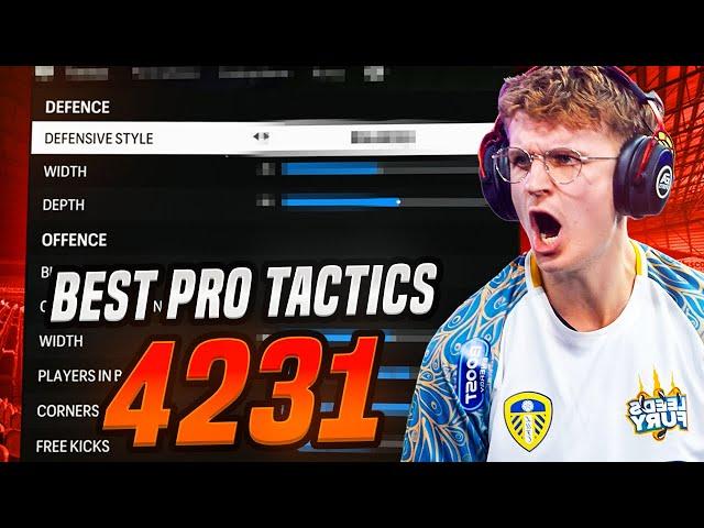 THE BEST 4231 PRO TACTICS + INSTRUCTIONS ON FC 24 