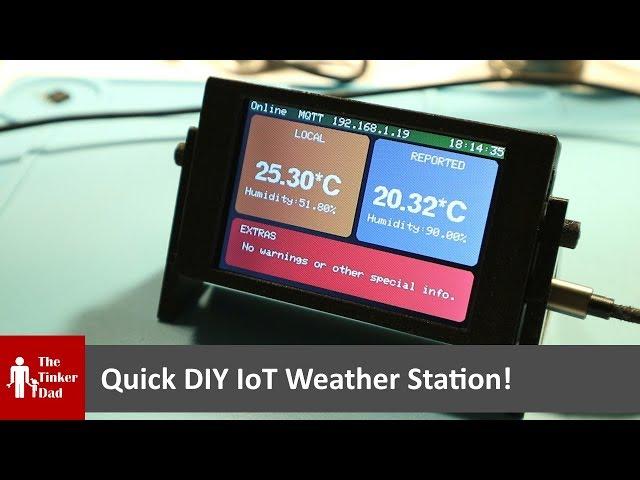 Cheap DIY IoT Weather Station w/ ESP32, ESP8266 & DHT22