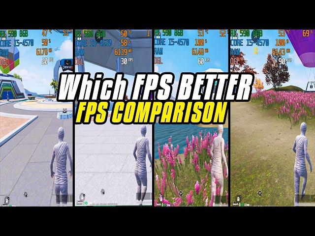 10FPS vs 20FPS vs 30FPS vs 40FPS vs 60FPS vs 90FPS | PUBG MOBILE | Does FPS Matter? FPS Comparison