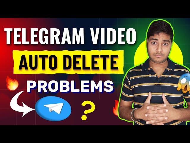 Telegram Auto Delete Problem | Telegram Download Auto Delete problem | Telegram Video Delete Problem