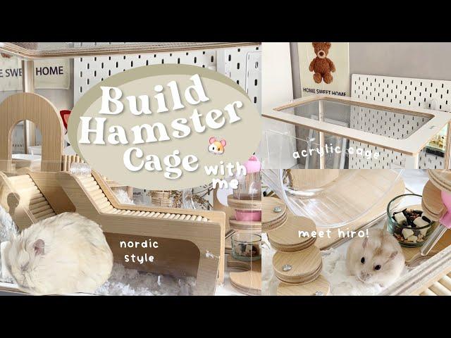 Building a Cozy Hamster Home  | Relaxing DIY Cage Building Adventure!