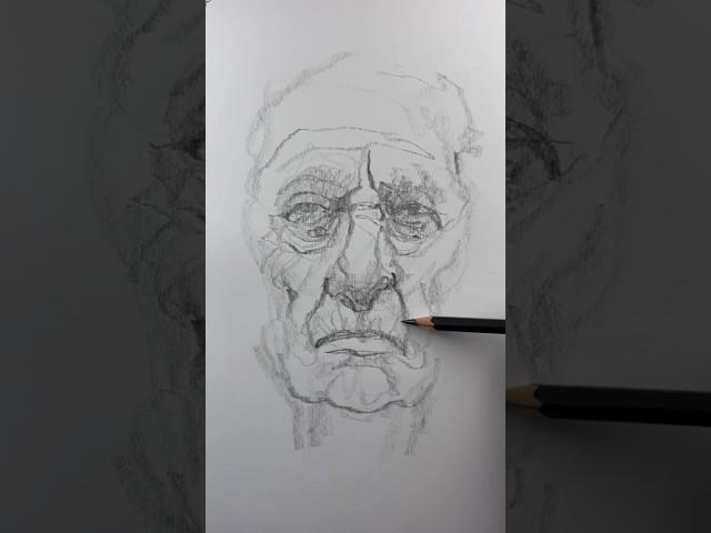 Drawing exercise: Improvising a face. #drawinglesson #arttips