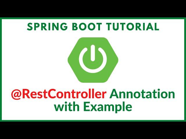 Spring @RestController annotation with Example