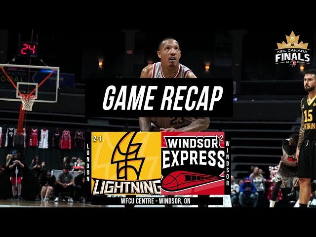 RECAP: Windsor Express Force Game 5; Tie Series 2-2 | May 25, 2023 | 2023 NBLC Finals