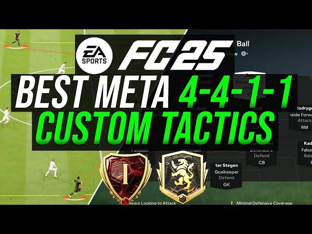 FC 25 - Best META 4-4-1-1 Tactics To Give You More Wins (The Most Balanced Formation In The Game)