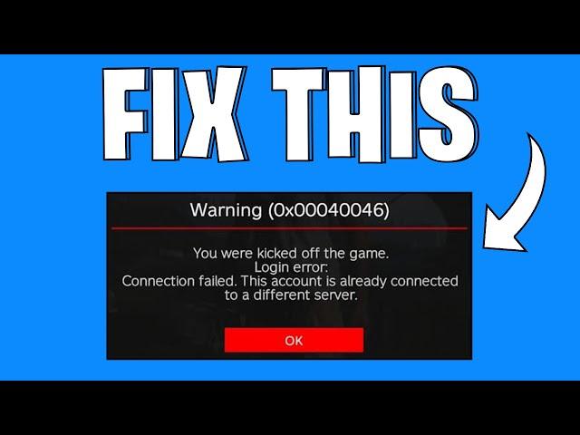 How To Fix DayZ Login Error | Fix DayZ Error Code 0x00040046 This Account Is Already Connected