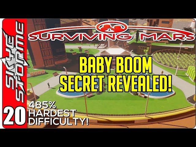 Surviving Mars Gameplay Ep 20 ►HOW TO GROW FAST - BABY BOOM SECRET REVEALED!◀