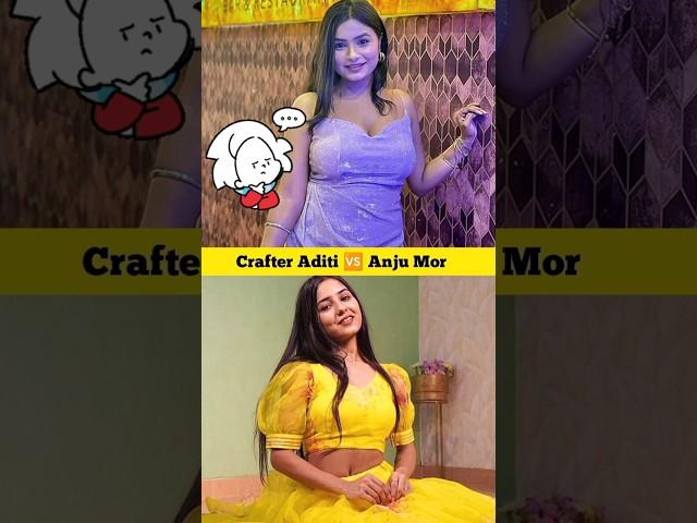 ANJU Mor  CRAFTER Aditi  ?#shorts#anjumordance#crafteraditi@anjumorvlogs@CrafterAditi