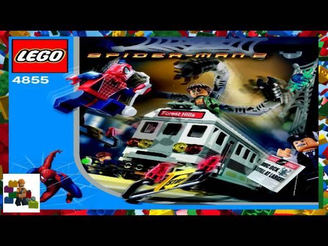 LEGO instructions - Spider-Man ™ - 4855 - Spider-Man's Train Rescue