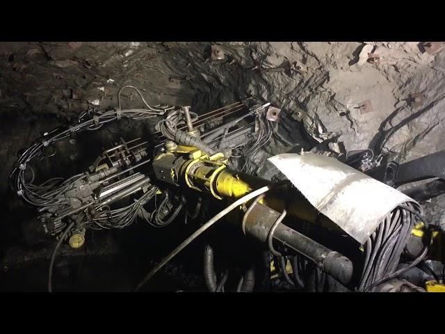 Норильск. Работа в шахте. СБУ Atlas Copco Boltec