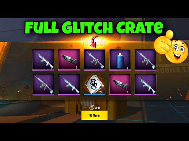 New Glitch Crate Opening  | PUBG mobile Lite Crate Opening! M416 + SKS Crate Opening PUBG Lite