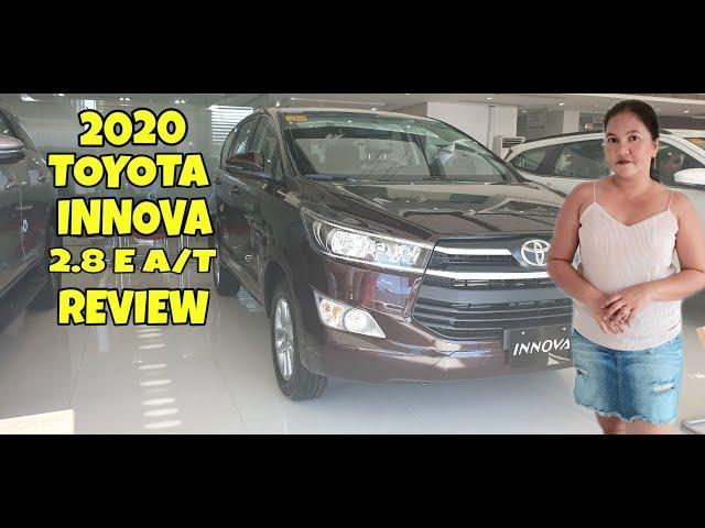 2020 TOYOTA INNOVA 2.8 E  A/T REVIEW