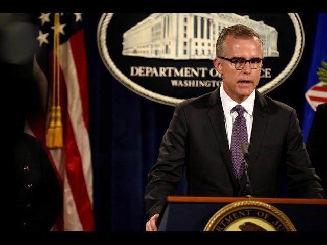 WATCH LIVE: Acting FBI director McCabe to testify in Comey's place at Senate intel hearing