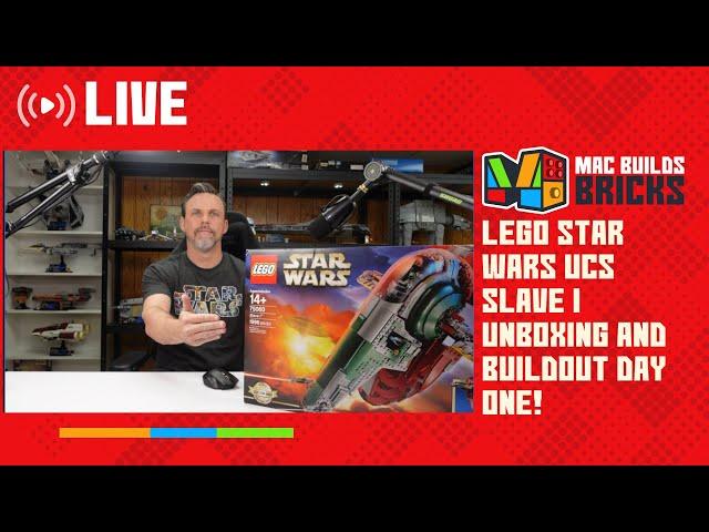 LEGO Star Wars UCS Slave I #75060 Unboxing and Day One Build Out!