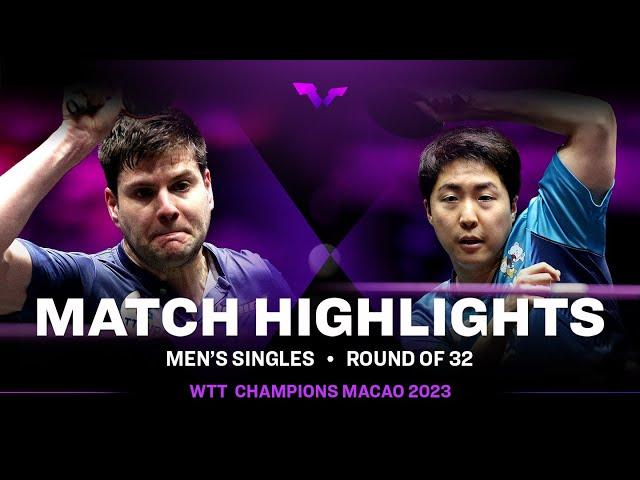 Lim Jonghoon vs Dimitrij Ovtcharov | MS R32 | WTT Champions Macao 2023