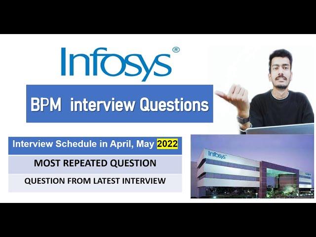 Infosys BPM interview Question | Infosys latest interview question | 2022 #infosys #bpm #techmore