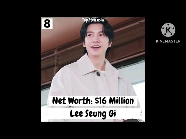 Top 10 Richest Korean Actors | S L K Drama Fans