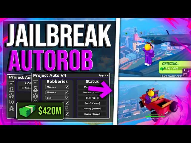 [NEW] Roblox Jailbreak Auto Rob Script Hack: FAST Auto Rob, Arrest All, Unlock All! PASTEBIN