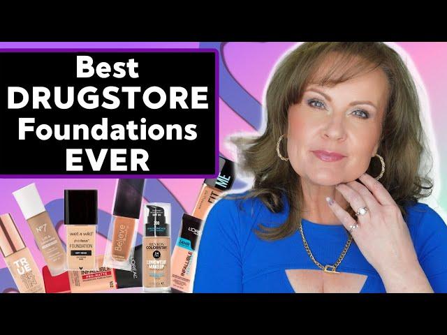 7 DRUGSTORE Foundations That Rival Luxury Products - MATURE SKIN MAKEUP