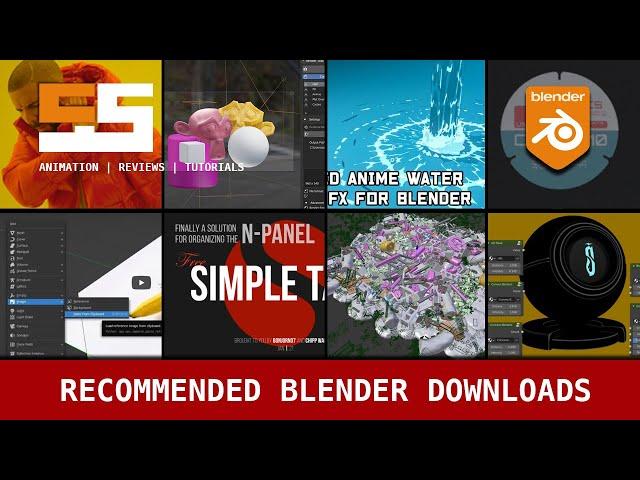 Blender: This weeks recommended free downloads (08/01/2021)