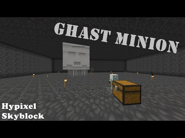 How to SET UP a Ghast Minion - Hypixel Skyblock (Guide)