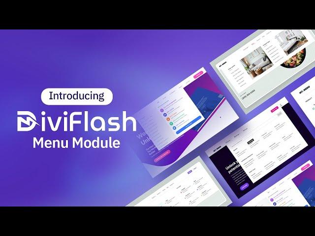 Introducing DiviFlash Menu Module: #1 Divi Mega Menu Plugin