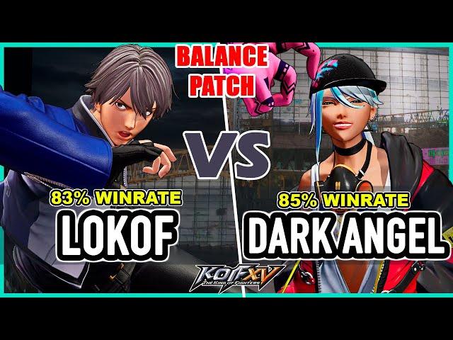 KOF XV  Lokof (Rock/Benimaru/Geese) vs Dark Angel (Isla/K'/Iori)