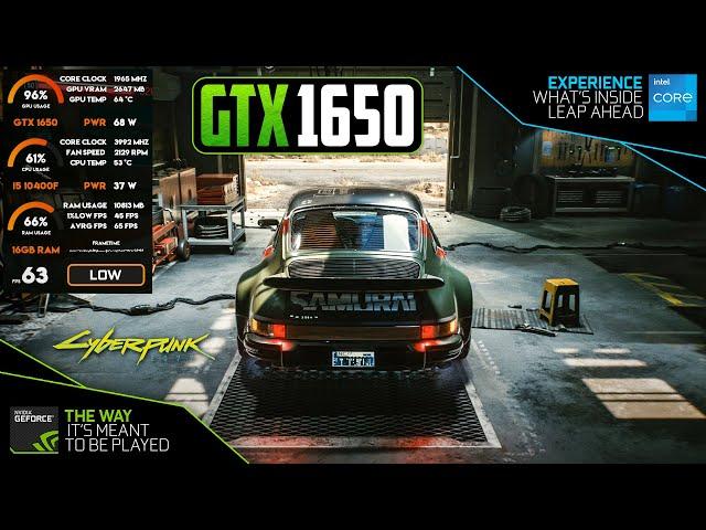 GTX 1650 - Cyberpunk 2077 - FSR 2.1 Update - 1080p All Settings Tested