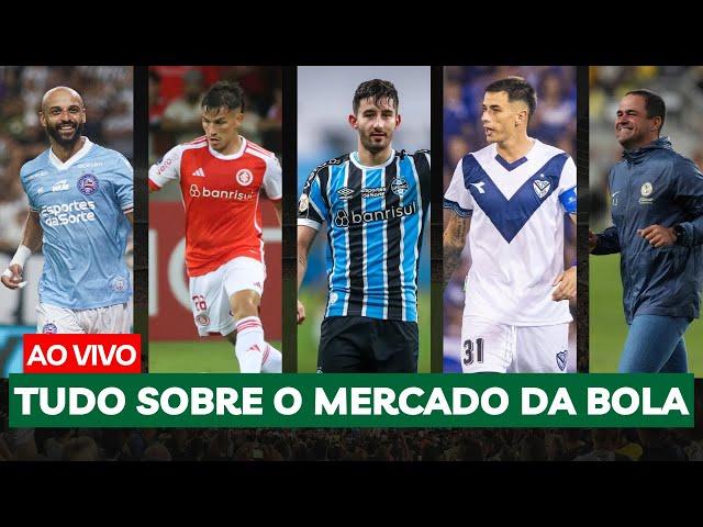 AO VIVO | TUDO SOBRE O MERCADO DA BOLA NO FUTEBOL BRASILEIRO | QUEM ESTÁ SE REFORÇANDO MELHOR?