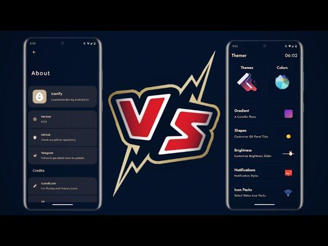 Project Themer VS Iconify - Best ANDROID THEMER? Best MOD to try in 2023?