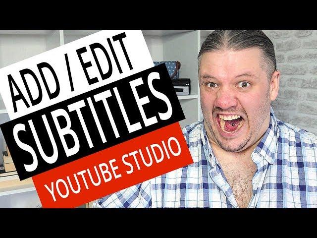 How To Add Subtitles on YouTube [FAST]